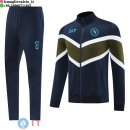 Giacca Lunga Zip Set Completo Napoli 24-25 Blu Navy Verde