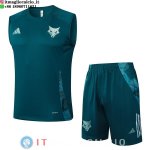 Senza Maniche Set Completo Maglia AC Milan 2025/2026 Verde Senza Maniche Set Completo Maglia AC Milan 2025/2026 Verde