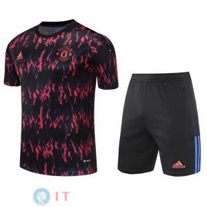 Formazione Set Completo Maglia Manchester United 2022/2023 Rosso I Nero