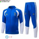 Giacca Set Completo Lunga Zip Juventus 26-27 Blu Bianco