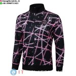 Giacca Lunga Zip Paris Saint Germain 25-26 Nero Rosa Giacca Lunga Zip Paris Saint Germain 25-26 Nero Rosa