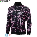 Giacca Lunga Zip Paris Saint Germain 25-26 Nero Rosa