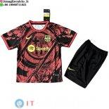 Maglia Bambino Barcellona Speciale 2025/2026 Arancione Nero