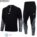 Felpa Da Allenamento Set Completo Nike 23-24 Nero Grigio