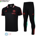 POLO Maglia Manchester United 2023/2024 Rosso I Nero