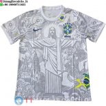 Thailandia Maglia Brasile Speciale 2026 Bianco Grigio