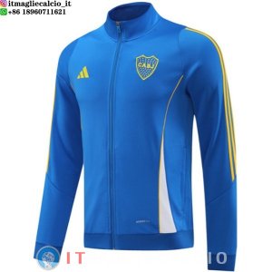 Giacca Lunga Zip Boca Juniors 24-25 Blu