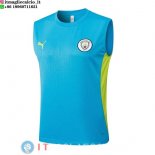 Senza Maniche Maglia Manchester city 2024/2025 Blu Verde Senza Maniche Maglia Manchester city 2024/2025 Blu Verde