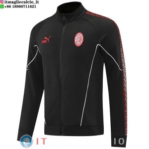 Giacca Lunga Zip AC Milan 25-26 Nero