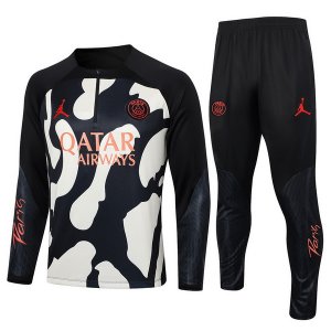 Felpa Da Allenamento Bambino Set Completo PSG 23-24 Giallo Nero Arancione