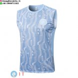 Senza Maniche Maglia Manchester city 2024/2025 Blu Luce Senza Maniche Maglia Manchester city 2024/2025 Blu Luce