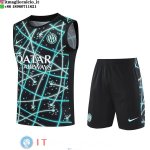Senza Maniche Set Completo Maglia Inter Milan 2025/2026 Verde Nero