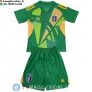 Maglia Set Completo Uomo Italia Portiere 2024 Verde