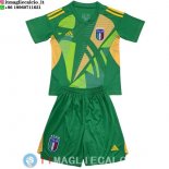 Maglia Set Completo Uomo Italia Portiere 2024 Verde