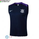 Senza Maniche Maglia Corinthians Paulista 2025/2026 Blu Purpureo