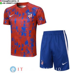 Formazione Maglia Set Completo Atletico Madrid 2023/2024 Rosso I Blu