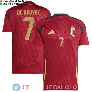 Thailandia Maglia Belgio Prima 2024 De Bruyne#7