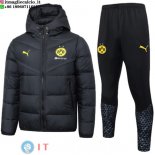 Giacca in Cotone Set Completo Borussia Dortmund 23-24 Nero