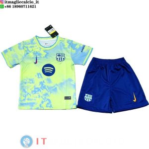 Maglia Bambino Barcellona Speciale 2025/2026 Verde Blu