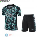 Formazione Bambino Set Completo Maglia Inter Milan 2025/2026 Verde Nero