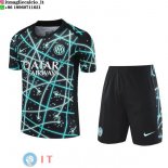 Formazione Bambino Set Completo Maglia Inter Milan 2025/2026 Verde Nero