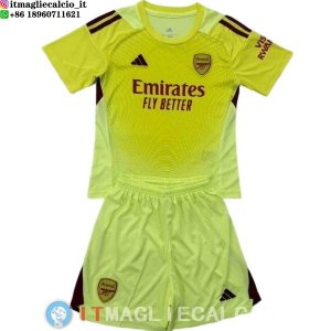 Maglia Set Completo Uomo Arsenal Portiere 2025/2026 Giallo