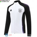 Giacca Lunga Zip Germania 2025 Bianco II Nero