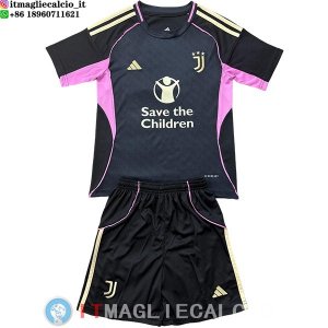 Maglia Speciale Set Completo Uomo Juventus 2026/2027 Nero Rosa