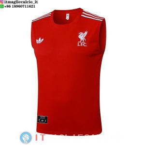 Senza Maniche Maglia Liverpool 2025/2026 I Rosso