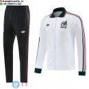 Giacca Set Completo Lunga Zip Messico 2026 Bianco