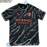 Thailandia Maglia Manchester city Concetto 2023/2024 Nero