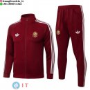 Giacca Set Completo Lunga Zip Bambino Spagna 2026 Borgogna