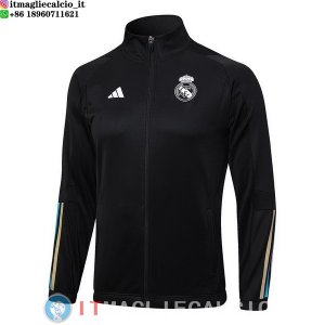 Giacca Lunga Zip Real Madrid 2023/2024 Nero