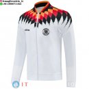 Giacca Full Zip Allenamento Germania 2026 Bianco Rosso Nero