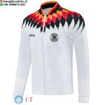Giacca Full Zip Allenamento Germania 2026 Bianco Rosso Nero