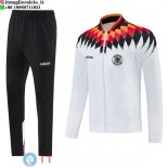 Giacca Full Zip e Pantaloni Allenamento Germania 2026 Nero Bianco Rosso