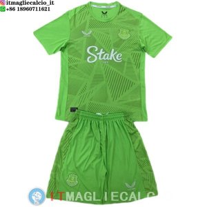 Maglia Portiere Set Completo Uomo Everton 2024/2025 Verde