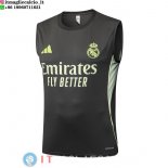 Senza Maniche Maglia Real Madrid 2025/2026 Grigio Verde Senza Maniche Maglia Real Madrid 2025/2026 Grigio Verde