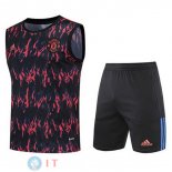 Senza Maniche Set Completo Maglia Manchester United 2022/2023 Rosso I Nero