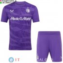 Maglia Set Completo Uomo Feyenoord Rotterdam Portiere 2025/2026 Purpureo