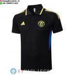 POLO Maglia Manchester United 2025/2026 Nero Giallo POLO Maglia Manchester United 2025/2026 Nero Giallo