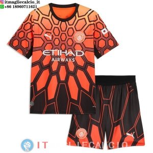 Maglia Bambino Manchester City Portiere 2026/2027 Arancione