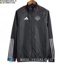 Giacca A Vento Manchester United 23-24 Nero Bianco