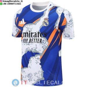 Formazione Maglia Real Madrid 2025/2026 Blu Bianco