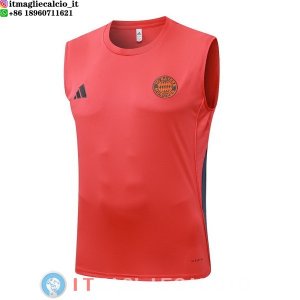 Senza Maniche Maglia Bayern Monaco 2025/2026 Rosso