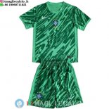 Maglia Bambino Brasile Portiere 2024 Verde
