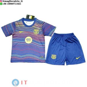 Maglia Bambino Barcellona Speciale 2025/2026 Blu Giallo