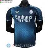 Thailandia Maglia Real Madrid Speciale Giocatori 2025/2026 Blu Navy Arancione