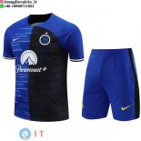 Formazione Set Completo Maglia Inter Milan 2023/2024 Blu