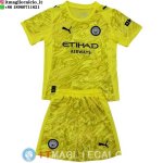 Maglia Set Completo Uomo Manchester City Portiere 2025/2026 Giallo